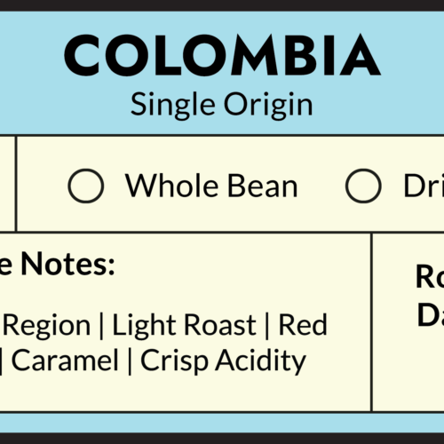 La Colombia Washed Coffee