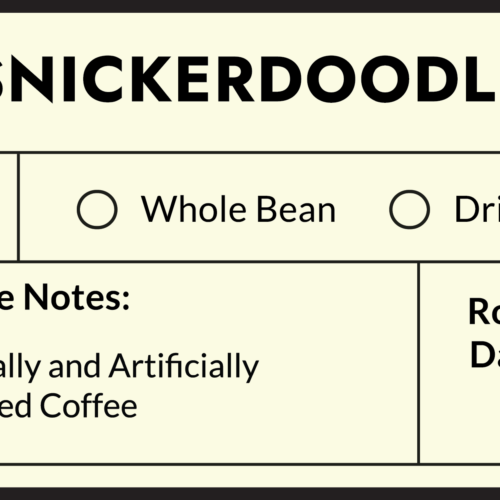 Snickerdoodle Flavored Coffee