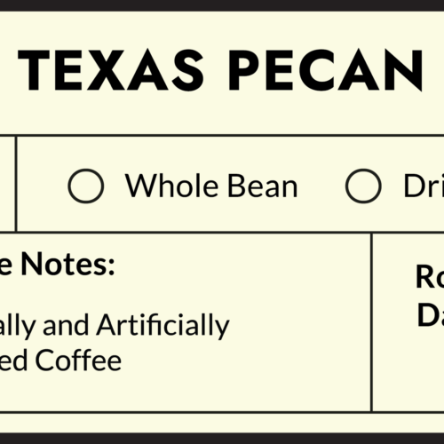 Texas Pecan Flavored Coffee